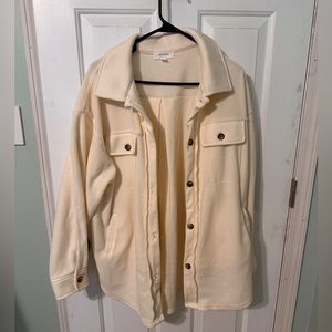 Heimish button down fleece shacket